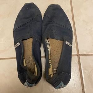 Vintage navy blue toms size 6.5